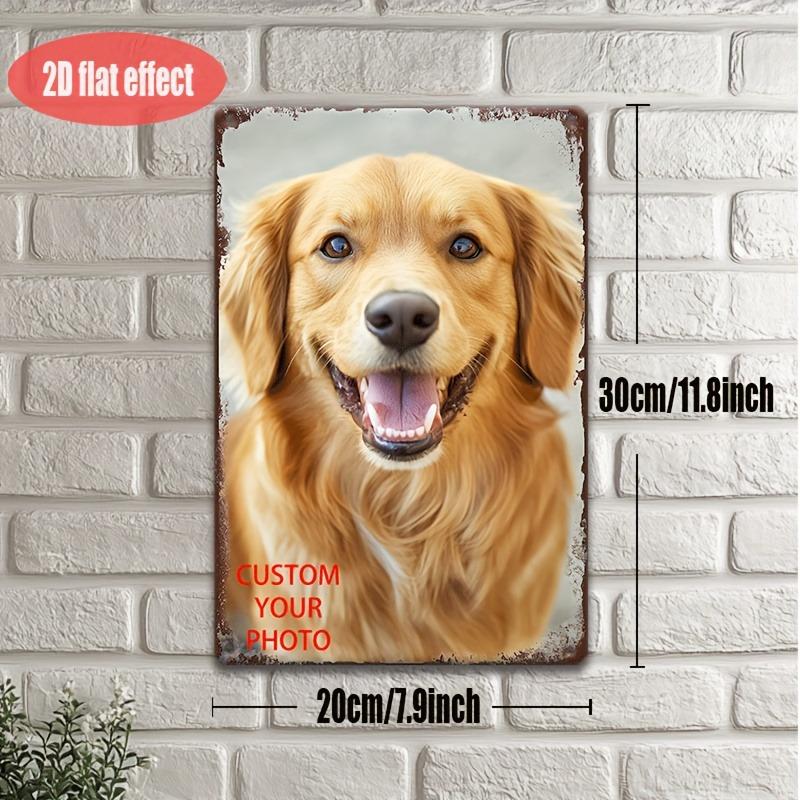 Custom Golden Retriever Vintage Metal Tin Sign HD Print AntiFold Retro Wall Decor Plaque xcm Personalized Pet Photo Iron 20x30cm(7.8x11.8inch)
Custom Golden Retriever Vintage Metal Tin Sign HD Print AntiFold Retro Wall Decor Plaque xcm Personalized Pet Photo Iron 20x30cm(7.8x11.8inch)