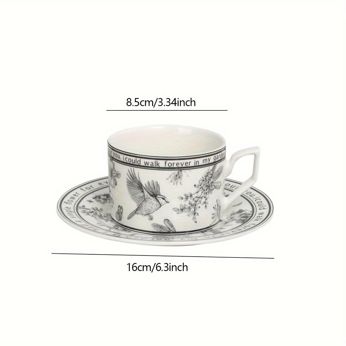 1 набор чашка для кофе в стиле ретро пинеллия, чашка для капучино, кофейная чашка, набор чашек для белого чая, британская кофейная чашка, фарфоровый чайный сервиз, чашка для латте