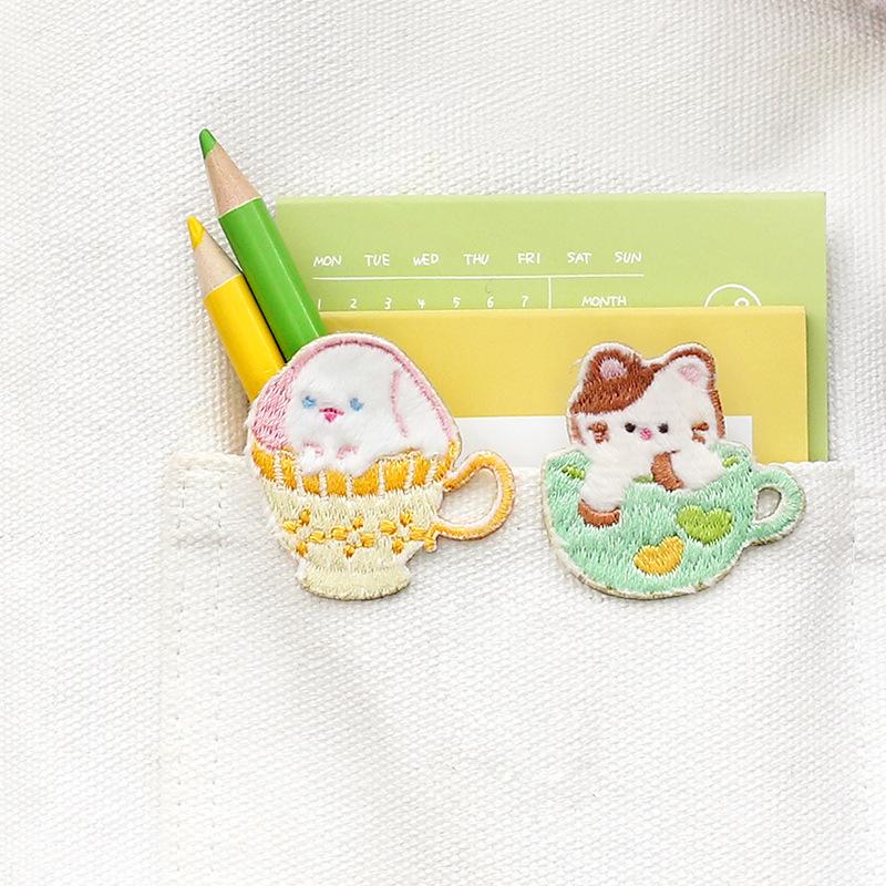 Teacup Cute Pet Embroidery Sticker Clothes Mobile Phone Case Handbook Bag Decoration Sticker Clothes Hole Patch Sticker Self-Adhesive Sticker teddy
Teacup Cute Pet Embroidery Sticker Clothes Mobile Phone Case Handbook Bag Decoration Sticker Clothes Hole Patch Sticker Self-Adhesive Sticker teddy