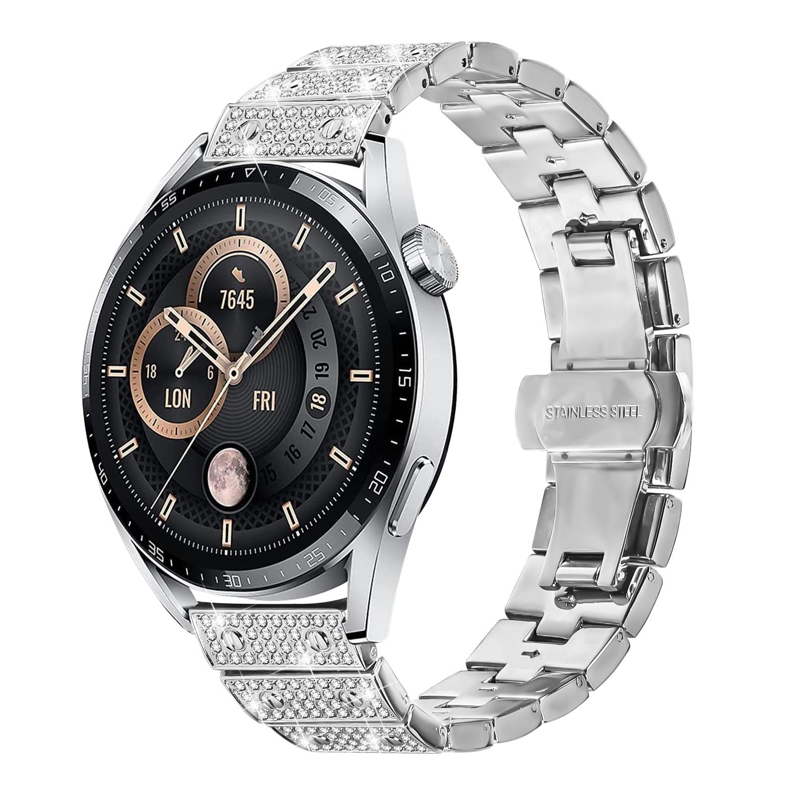 For Huawei Watch 4/Watch 4 Pro Watch Band Alloy Metal Rhinestones Decor Strap with Butterfly Clasp Starlight
For Huawei Watch 4/Watch 4 Pro Watch Band Alloy Metal Rhinestones Decor Strap with Butterfly Clasp Starlight