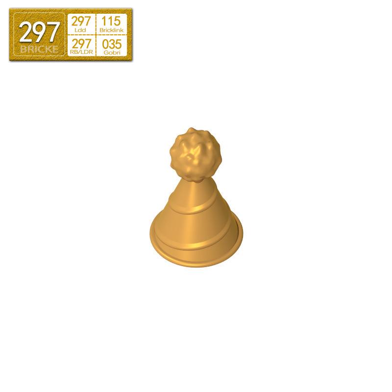 BRICKE 24131 Building Block Party Hat - Compatible with LEGO MOC Accessories Single золотий
BRICKE 24131 Building Block Party Hat - Compatible with LEGO MOC Accessories Single золотий
