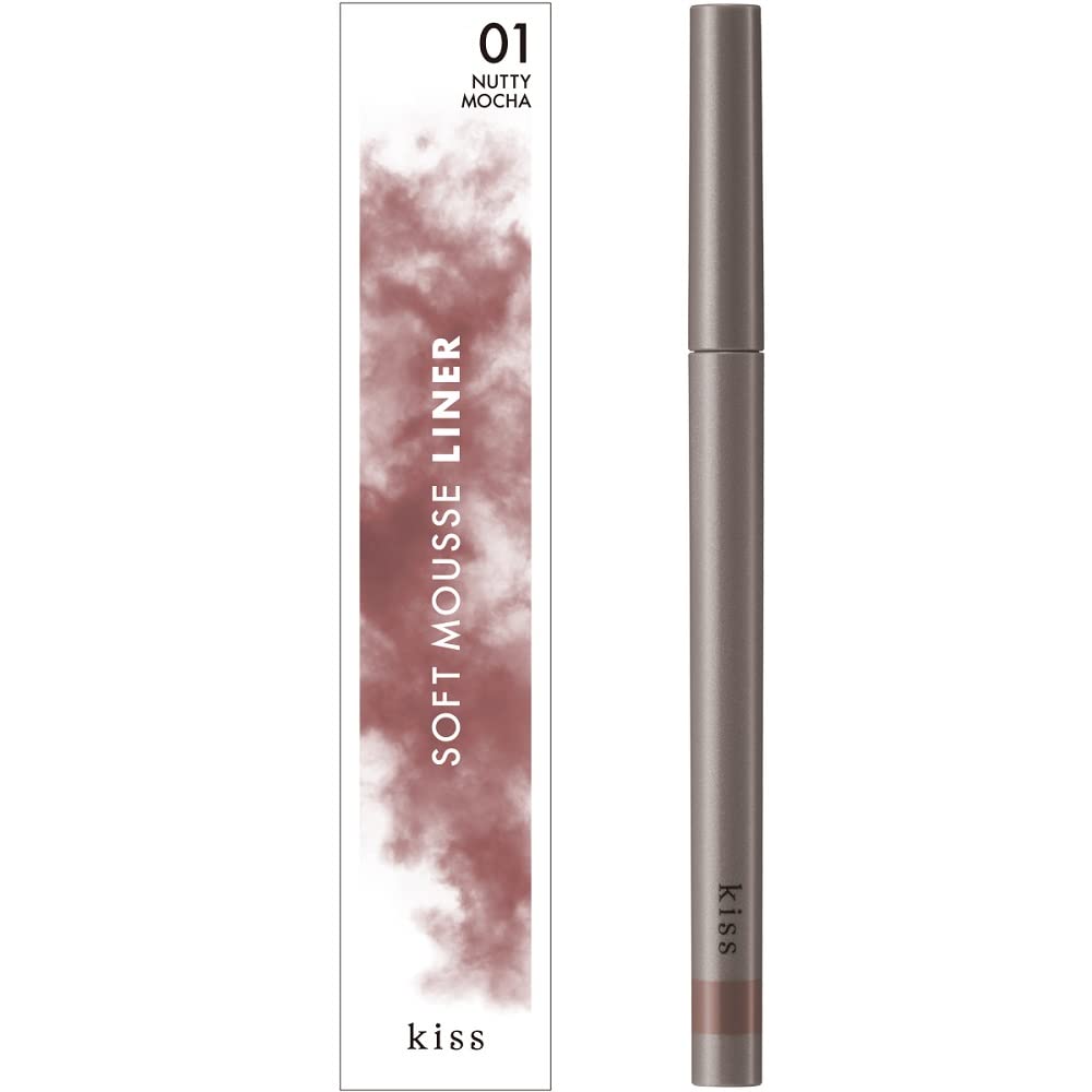 KiSS Soft Mousse Liner 01 Nutty Mocha Mellow Brown Pearl Содержит прозрачную экструдированную подводку для глаз 0,35 г
KiSS Soft Mousse Liner 01 Nutty Mocha Mellow Brown Pearl Содержит прозрачную экструдированную подводку для глаз 0,35 г