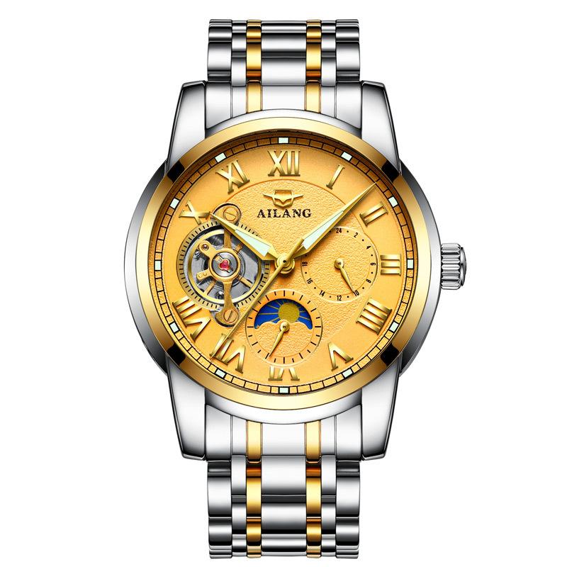 AILANG Новые мужские механические часы Полностью автоматические стальные водонепроницаемые мужские часы Производитель
AILANG Новые мужские механические часы Полностью автоматические стальные водонепроницаемые мужские часы Производитель