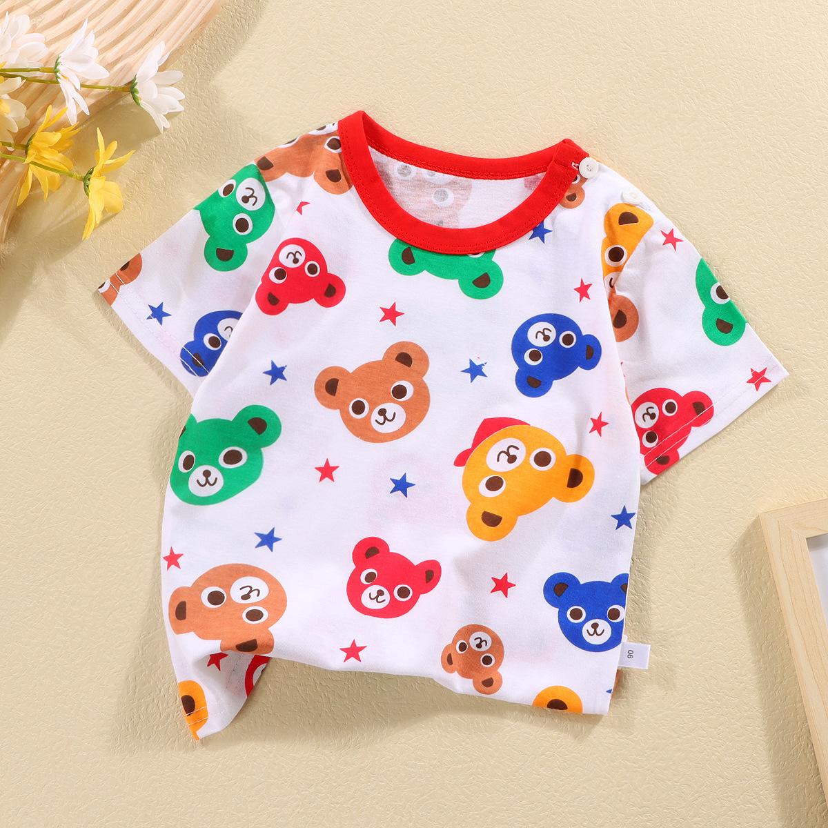 Детская футболка с круглым вырезом из чистого хлопка, забавная, с коротким рукавом, для мальчиков и девочек 80cm
Детская футболка с круглым вырезом из чистого хлопка, забавная, с коротким рукавом, для мальчиков и девочек 80cm