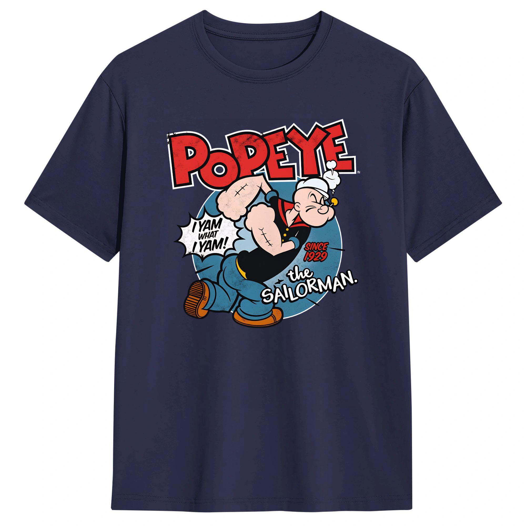 Popeyed The Sailorman I Yam What I Yam T Shirt Summer Streetwear TShirts Cotton Trending Tshirt For Mens Casual Tees 4XL
Popeyed The Sailorman I Yam What I Yam T Shirt Summer Streetwear TShirts Cotton Trending Tshirt For Mens Casual Tees 4XL