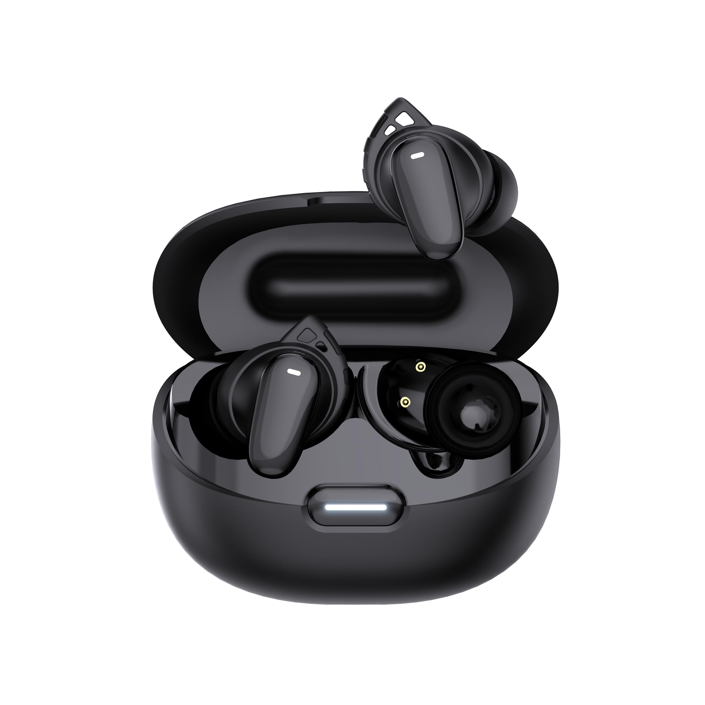Bluetooth earphones, equipped with 6 silicone microphones, AI smart ENC call noise canceling, IPX7 waterproof, up to 65 hours of playback, 2025
Bluetooth earphones, equipped with 6 silicone microphones, AI smart ENC call noise canceling, IPX7 waterproof, up to 65 hours of playback, 2025