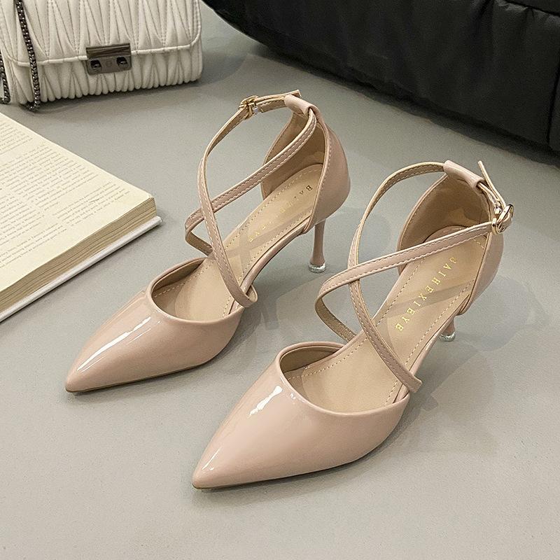 2025 summer hollow new nude buckle one word cross strap bag head sandals high heels women s thin heel pointed 39 телесный
2025 summer hollow new nude buckle one word cross strap bag head sandals high heels women s thin heel pointed 39 телесный