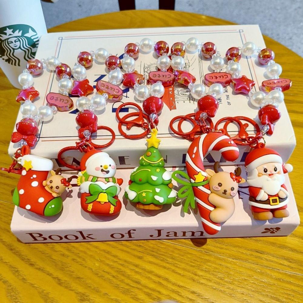 Santa Claus Christmas Key Chains with Handmade Beads Car Key Ring Boys Girls style 1
Santa Claus Christmas Key Chains with Handmade Beads Car Key Ring Boys Girls style 1