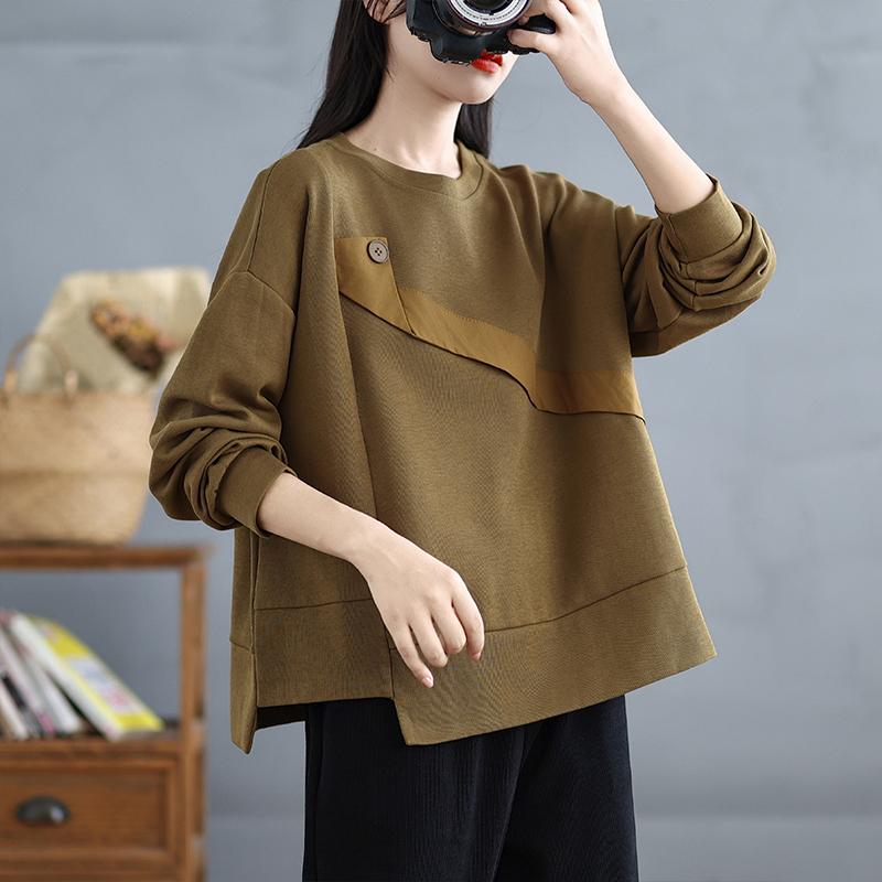 Dimanaf 2024 Новые Большие Размеры Женские Длинные Рукава Свободные Повседневные Оверсайз Однотонные Осенние Базовые Топы Футболка О-Образным Вырезом Новый Пуловер L чёрный
Dimanaf 2024 Новые Большие Размеры Женские Длинные Рукава Свободные Повседневные Оверсайз Однотонные Осенние Базовые Топы Футболка О-Образным Вырезом Новый Пуловер L чёрный