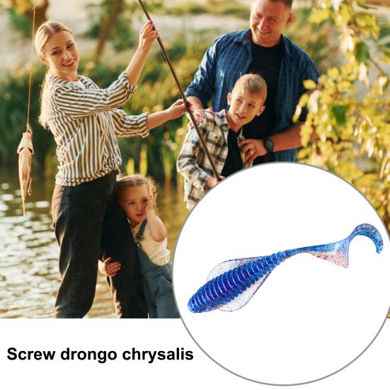 Yousheng 8Pcs 8CM/3.7G Soft Worm Lure with Curly Tail Colorful Artificial Bait Saltwater Freshwater Bass Snakehead Trout Fishing Accessories Sets
Yousheng 8Pcs 8CM/3.7G Soft Worm Lure with Curly Tail Colorful Artificial Bait Saltwater Freshwater Bass Snakehead Trout Fishing Accessories Sets