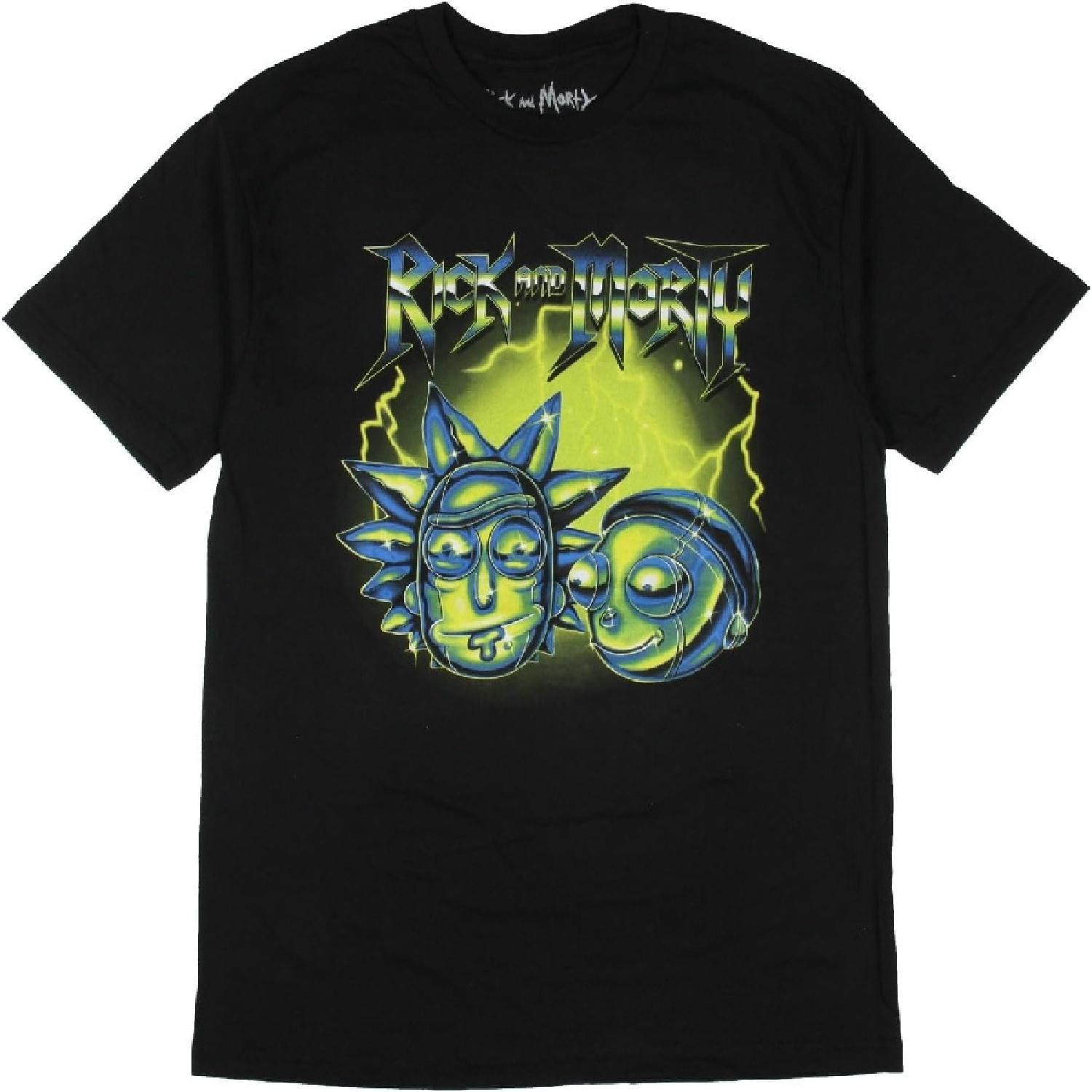 Rick and Morty Men s Metal Heads Lightning Adult Short Sleeve T-Shirt XXXXXL різнокольоровий
Rick and Morty Men s Metal Heads Lightning Adult Short Sleeve T-Shirt XXXXXL різнокольоровий