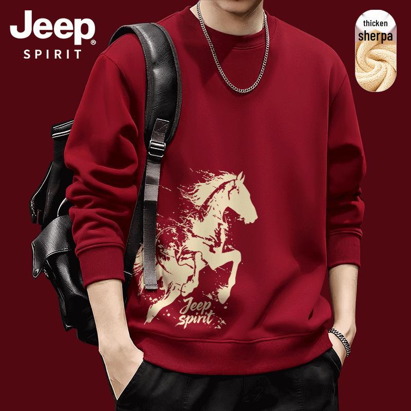 JEEP SPIRIT Men s Red Year of the Horse Sweatshirt 2XL
JEEP SPIRIT Men s Red Year of the Horse Sweatshirt 2XL