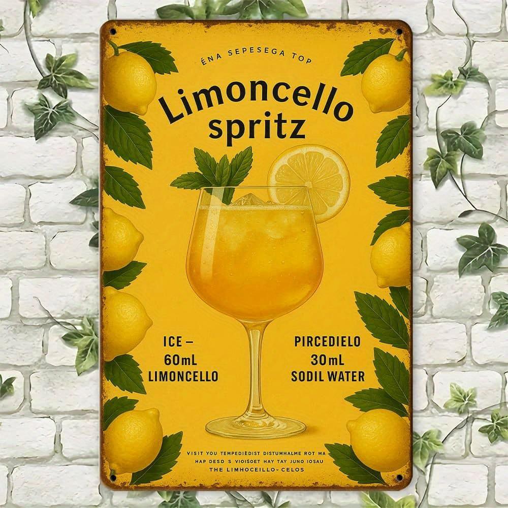 Limoncello Spritz Aluminum Sign - 60x30cm Vintage Style Decor for Bar & Leisure Spaces чистый
Limoncello Spritz Aluminum Sign - 60x30cm Vintage Style Decor for Bar & Leisure Spaces чистый