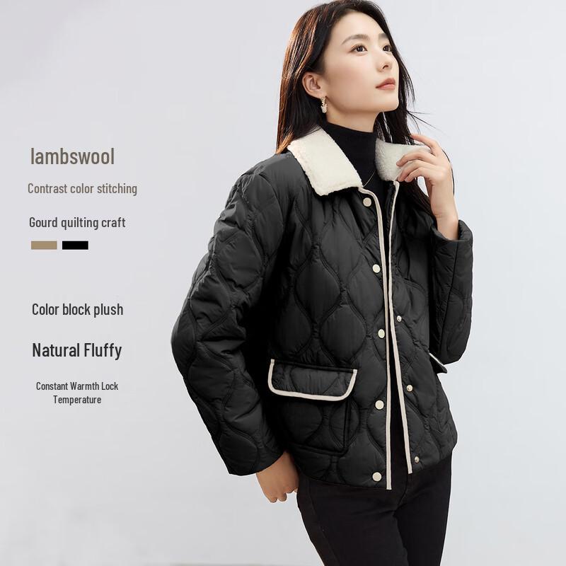 HSTYLE Women s Contrast Lapel Puffer Coat XL
HSTYLE Women s Contrast Lapel Puffer Coat XL
