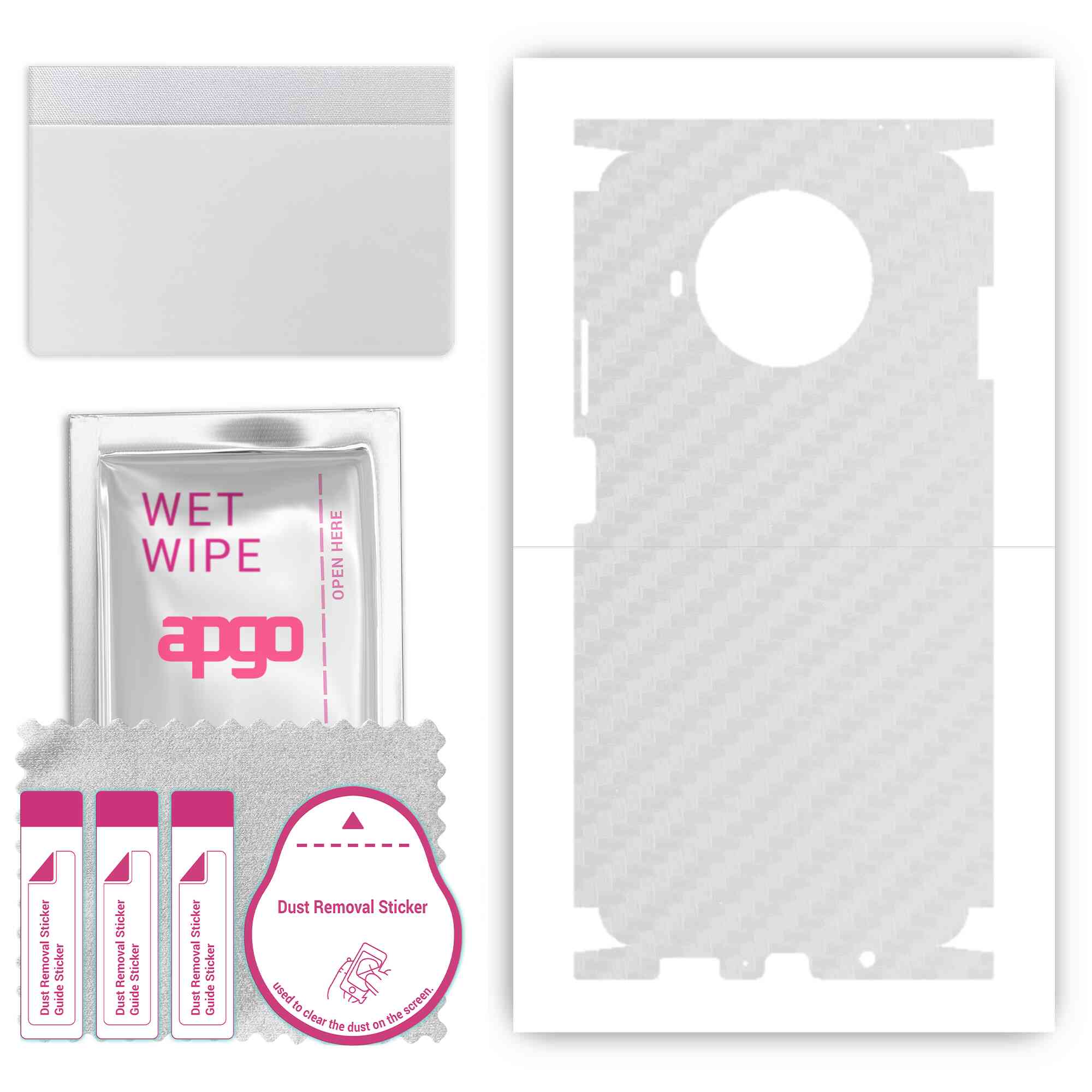 Apgo Protective Skin Sticker for the back+sides compatible with Xiaomi Redmi Note 9 Pro 5G, Full Wrap Film, Foil, Vinyl - Pattern Transparent Carbon
Apgo Protective Skin Sticker for the back+sides compatible with Xiaomi Redmi Note 9 Pro 5G, Full Wrap Film, Foil, Vinyl - Pattern Transparent Carbon