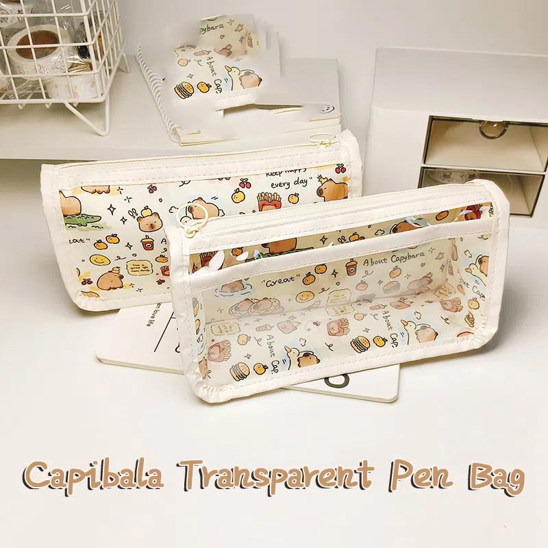 Capybara Pencil Bag Large Capacity Pencil Storage Bags Students Pen case Stationery Organizer Multi-Functional Makeup Bag
Capybara Pencil Bag Large Capacity Pencil Storage Bags Students Pen case Stationery Organizer Multi-Functional Makeup Bag