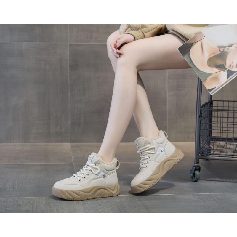 1314 leather white shoes bread shoes thickened lamb wool autumn and winter trend versatile models 34
1314 leather white shoes bread shoes thickened lamb wool autumn and winter trend versatile models 34