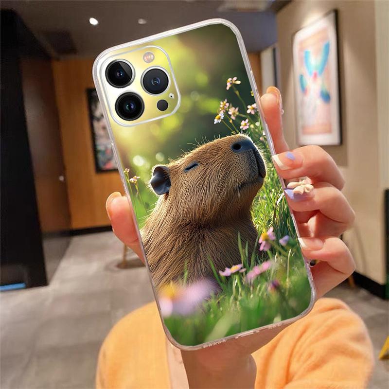 Animal Capybara Phone Case Carcasa Funda For iPhone 17 Pro Max Air 16 15 14 13 Pro Max 15 16 Pro 15Plus Case iphone 14Pro
Animal Capybara Phone Case Carcasa Funda For iPhone 17 Pro Max Air 16 15 14 13 Pro Max 15 16 Pro 15Plus Case iphone 14Pro