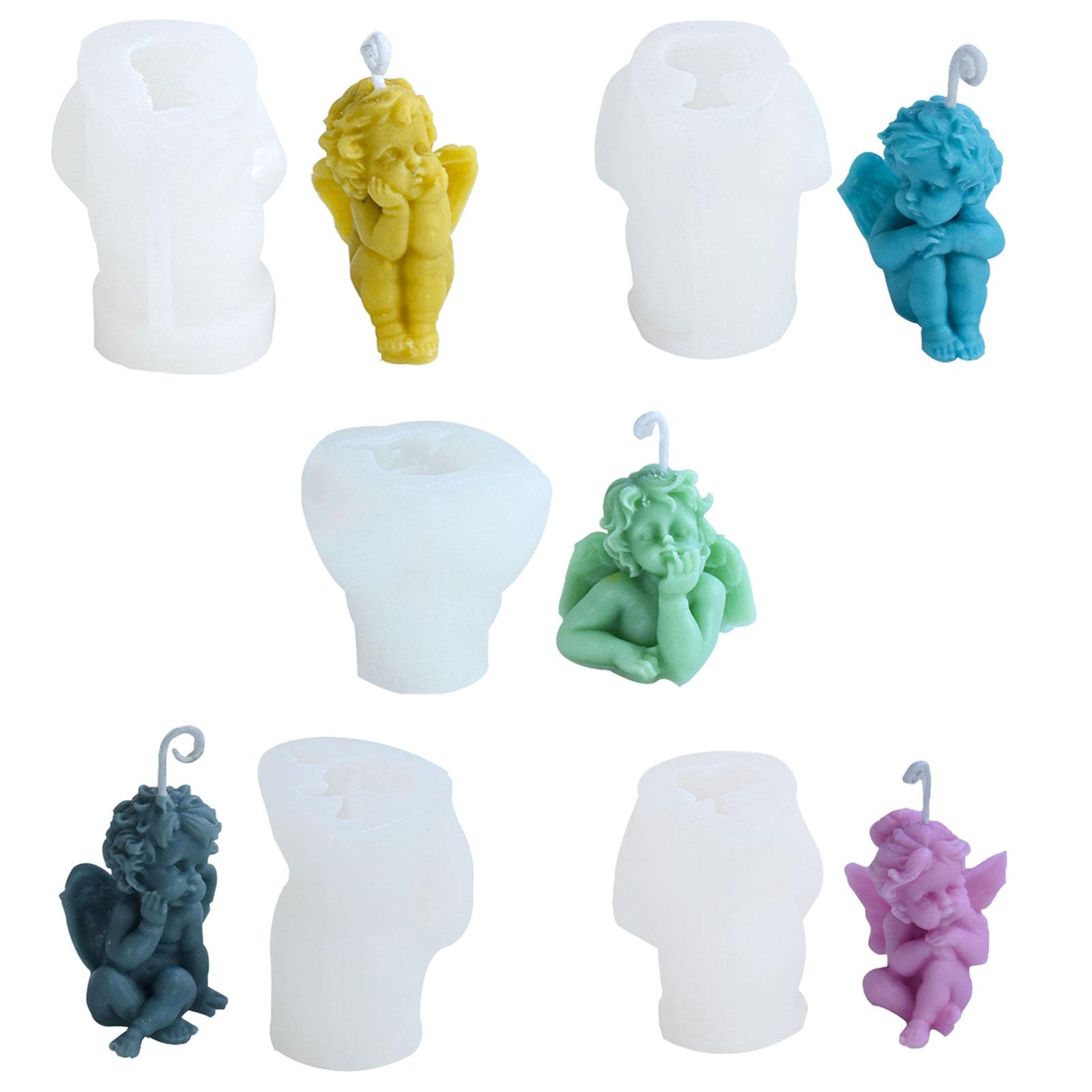 Silicone Candle Molds Aromatherapy Candle Making Mold 3D Angel Silicone Mold for Candle Making Soap Home Decoations 1
Silicone Candle Molds Aromatherapy Candle Making Mold 3D Angel Silicone Mold for Candle Making Soap Home Decoations 1