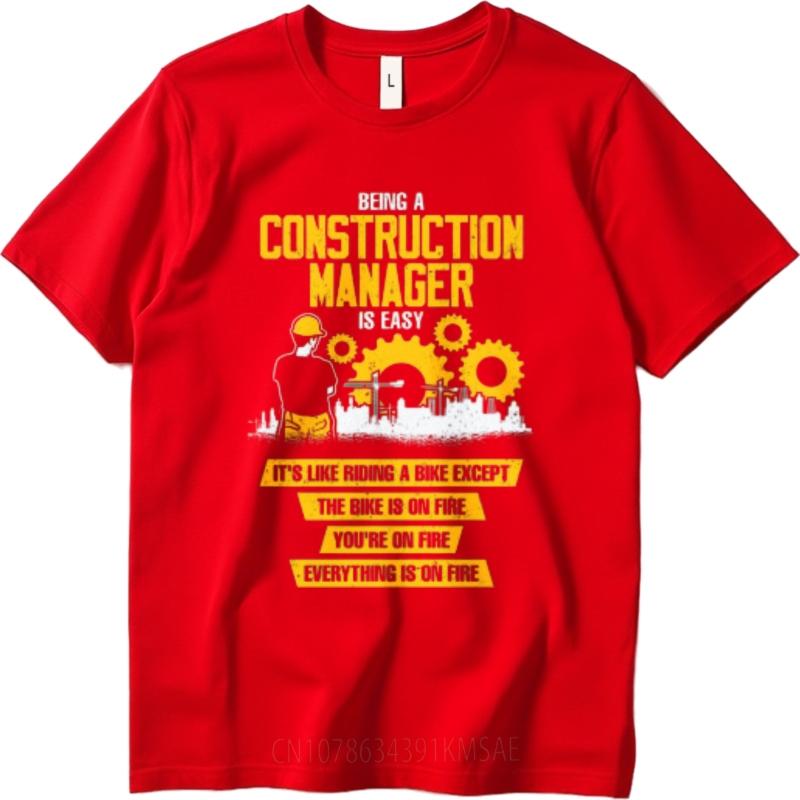 Breathable Tee Solid Color Teenagers Crew Neck t shirt Oversized Being A Construction Manager Is Easy Classic Women Top tees S
Breathable Tee Solid Color Teenagers Crew Neck t shirt Oversized Being A Construction Manager Is Easy Classic Women Top tees S