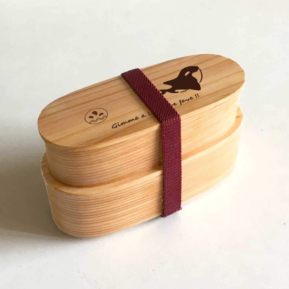 Fave Orca Slim Two Tier Nested Bento Bento Box Natural Wood Wappa Wooden Original Shachi Fish Sea Animal Animal
Fave Orca Slim Two Tier Nested Bento Bento Box Natural Wood Wappa Wooden Original Shachi Fish Sea Animal Animal