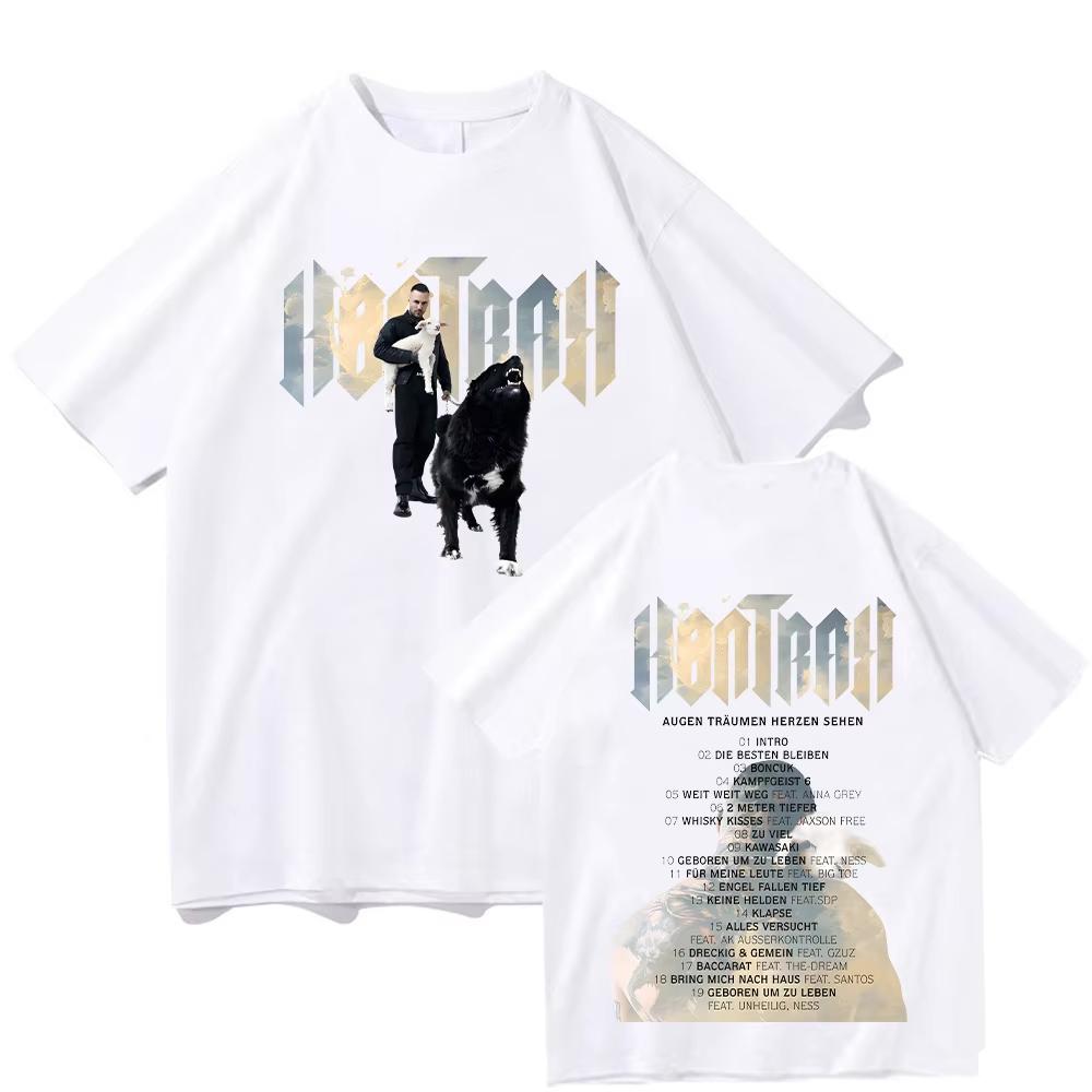 Kontra K Cotton Comfort T Shirts Augen Träumen Herzen Sehen New Album Graphic Tshirt Hip Hop Men Short Sleeve Top Streetwear 2XL
Kontra K Cotton Comfort T Shirts Augen Träumen Herzen Sehen New Album Graphic Tshirt Hip Hop Men Short Sleeve Top Streetwear 2XL