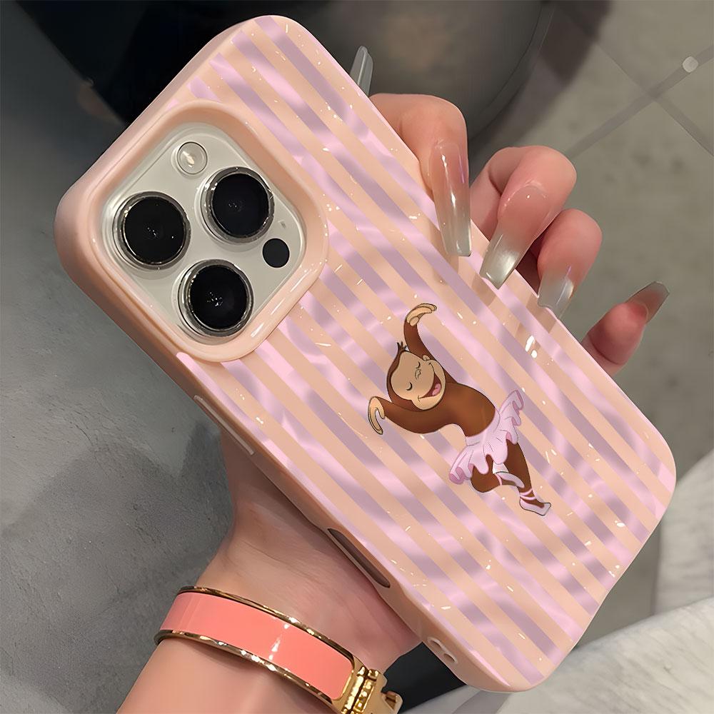 Cute Monkey Funny Pattern Wave Texture Phone Case For iPhone 17 16 15 14 13 12 11 Pro Max 14 15 Plus Shockproof Soft Back Cover iPhone 12
Cute Monkey Funny Pattern Wave Texture Phone Case For iPhone 17 16 15 14 13 12 11 Pro Max 14 15 Plus Shockproof Soft Back Cover iPhone 12