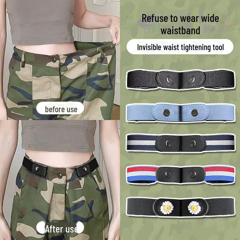Women s Elastic Military-Style Invisible Belt for Jeans: Adjustable and Waist-Slimming Design 80-100 cm
Women s Elastic Military-Style Invisible Belt for Jeans: Adjustable and Waist-Slimming Design 80-100 cm
