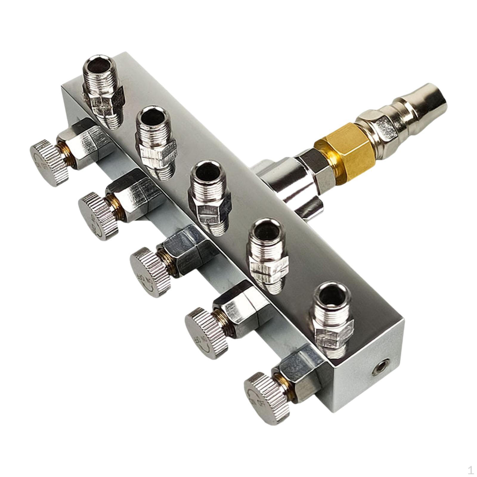 Фітинги повітряного компресора з входом і виходом для труби аерографа 3 Heads 10x7.1x3.4cm
Фітинги повітряного компресора з входом і виходом для труби аерографа 3 Heads 10x7.1x3.4cm