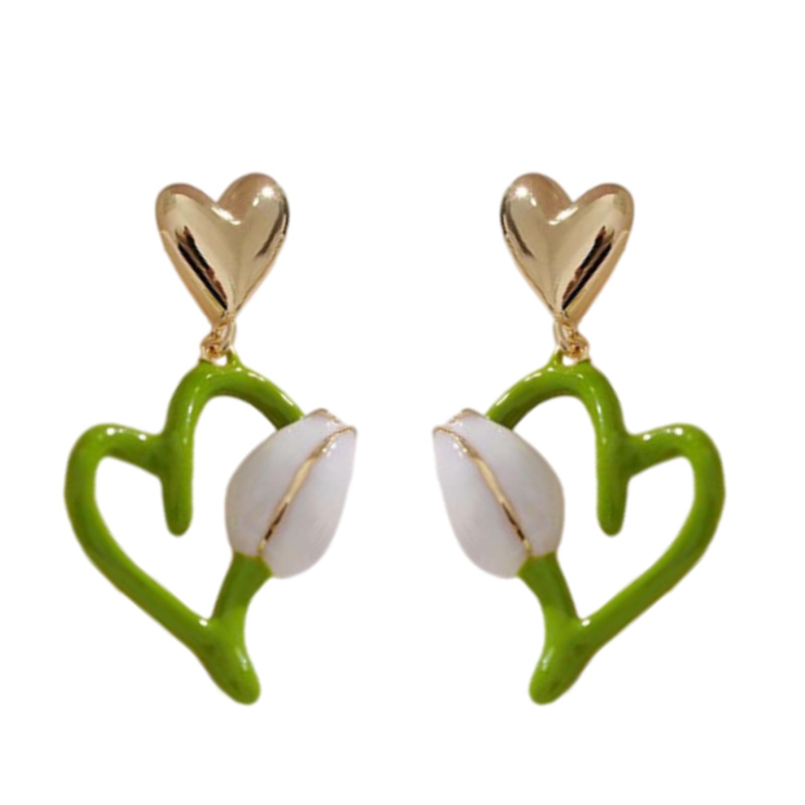 Delicate Tulip Ear Studs Delicate Studs Earrings Heart Earrings Ear Jewelry Handmade Earrings for Everyday Wear
Delicate Tulip Ear Studs Delicate Studs Earrings Heart Earrings Ear Jewelry Handmade Earrings for Everyday Wear