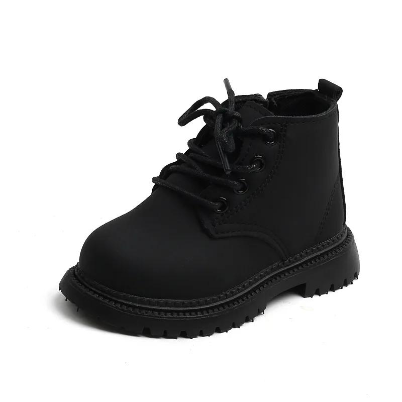 Designer Children Short Boots Simple Pure Color Shoes for Kids Girls Boys Casual Lace Up Student Shoe Child Boots I01129 21 чорний
Designer Children Short Boots Simple Pure Color Shoes for Kids Girls Boys Casual Lace Up Student Shoe Child Boots I01129 21 чорний