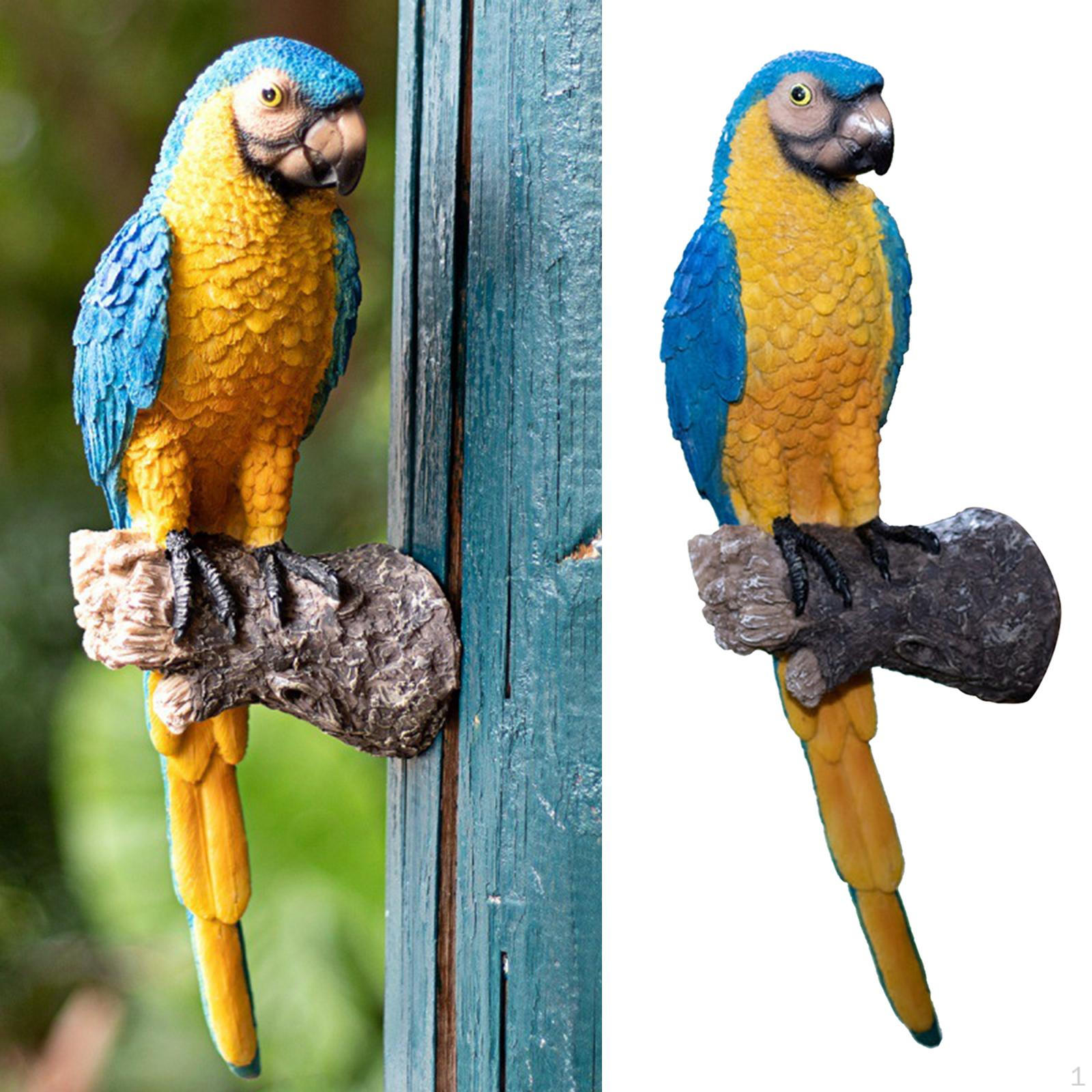 Garden Parrot Statue Wall Mount DIY Vivid Tropical Yard Macaws Bird Home Decor Patio Lawn Nature
Garden Parrot Statue Wall Mount DIY Vivid Tropical Yard Macaws Bird Home Decor Patio Lawn Nature