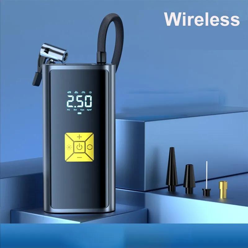 CQB-9620 Portable Cordless Tyre Inflator Digital Display Car Pump with LED Light Power Bank Function Type A
CQB-9620 Portable Cordless Tyre Inflator Digital Display Car Pump with LED Light Power Bank Function Type A