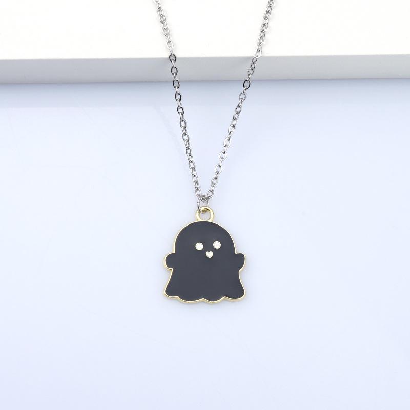 Halloween Horror Festival Little Ghost Demon Cartoon Personality Ghost Necklace Alloy Halloween Necklace【Blac
Halloween Horror Festival Little Ghost Demon Cartoon Personality Ghost Necklace Alloy Halloween Necklace【Blac