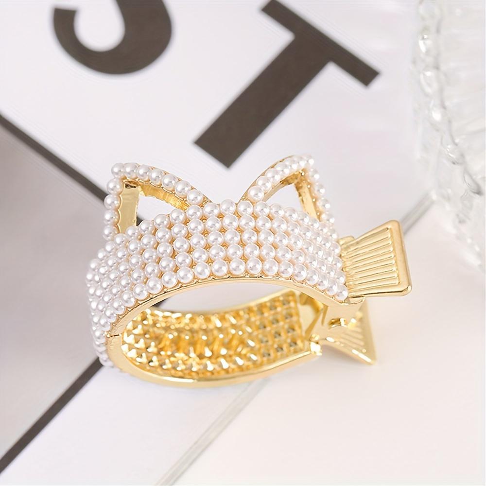 1PC Light Luxury Pearl High Ponytail Clip Clip Fixing Magic Tool Shark Clip Hairpin
1PC Light Luxury Pearl High Ponytail Clip Clip Fixing Magic Tool Shark Clip Hairpin