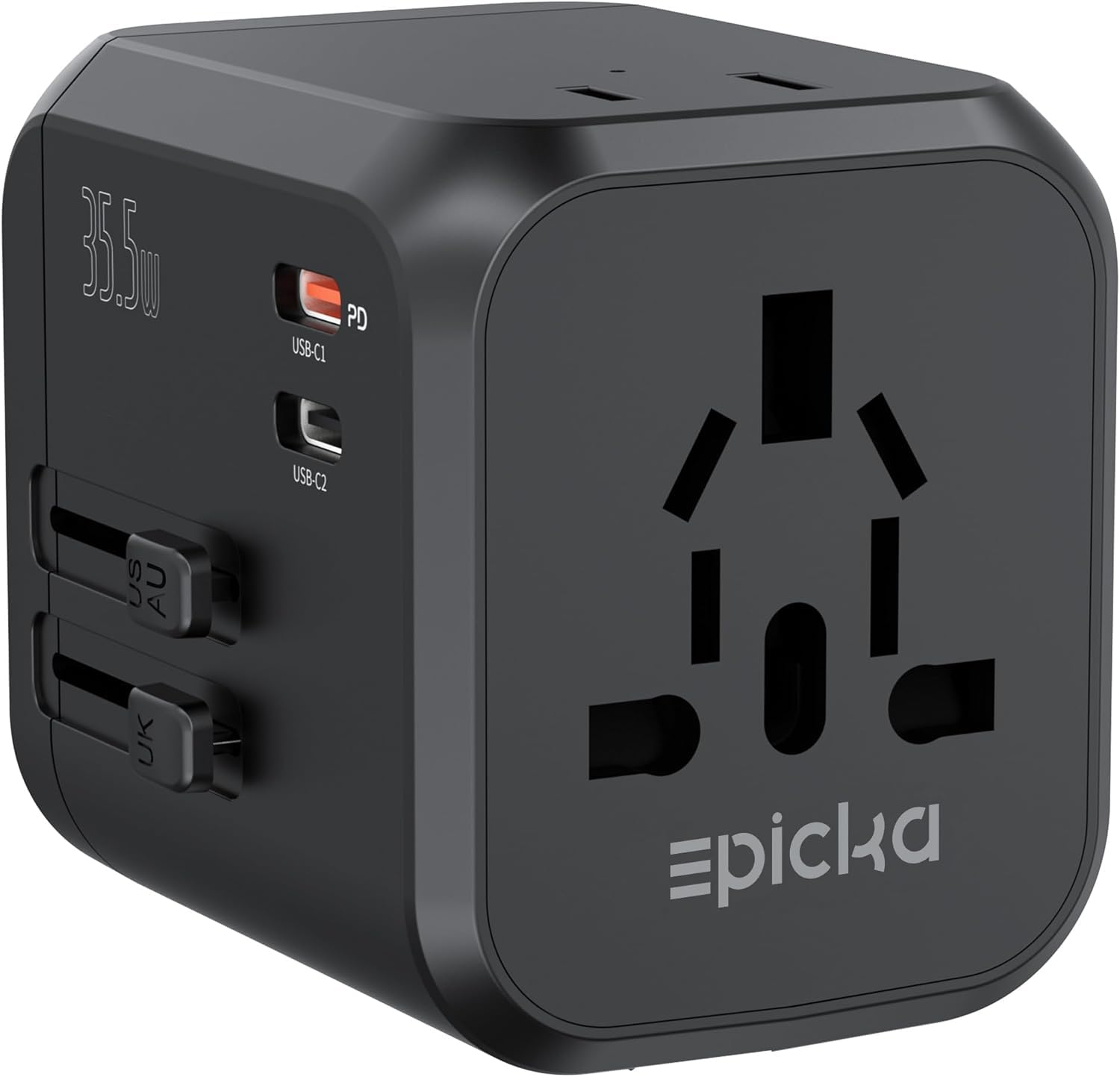 EPICKA 35W PD розетка для быстрой зарядки, заграничный переходник, совместимый со всеми странами мира, многофункциональный переходник с 2 и 3 портами, совместимый с
EPICKA 35W PD розетка для быстрой зарядки, заграничный переходник, совместимый со всеми странами мира, многофункциональный переходник с 2 и 3 портами, совместимый с