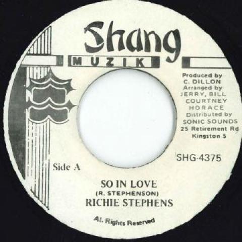 7inch Record RICHIE STEPHENS - So In Love / Version SHG4375 Shang 199- Jamaica Reggae, Ska & Dub Used
7inch Record RICHIE STEPHENS - So In Love / Version SHG4375 Shang 199- Jamaica Reggae, Ska & Dub Used