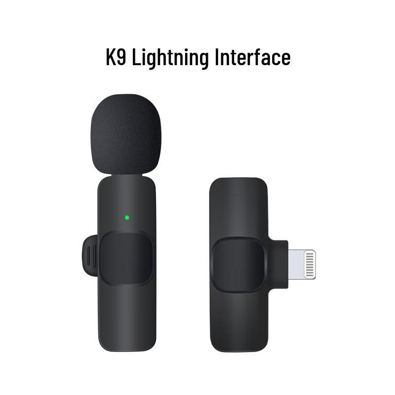 K9 Lightning Wireless Lavalier Microphone (1-to-1)
K9 Lightning Wireless Lavalier Microphone (1-to-1)