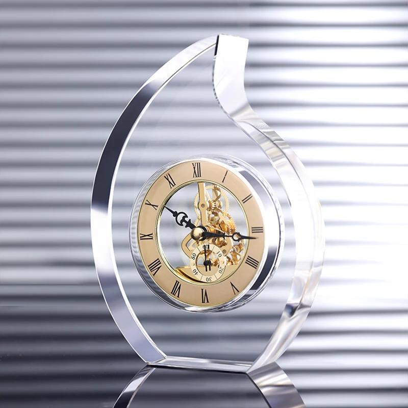 Mechanical Crystal Clocks Clocks Living Room Office Decorations Creative Home Ornaments Glass Clocks Table Clock Home Decoration
Mechanical Crystal Clocks Clocks Living Room Office Decorations Creative Home Ornaments Glass Clocks Table Clock Home Decoration