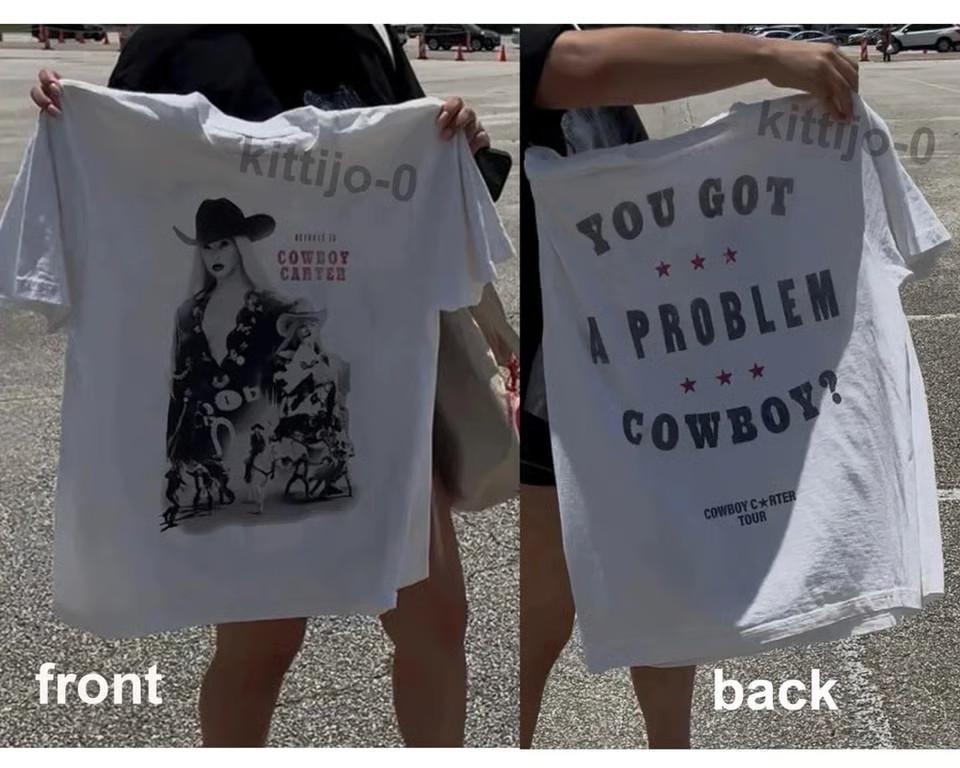 Beyonce Merch Cowboy Carter Tour 2025 Houston TX Exclusive reprint Shirt Unisex T-Shirt XXXXL
Beyonce Merch Cowboy Carter Tour 2025 Houston TX Exclusive reprint Shirt Unisex T-Shirt XXXXL
