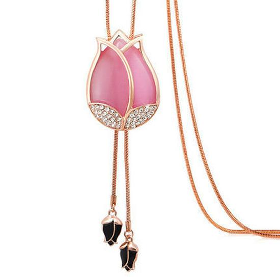 2024 Корейская Мода Ожерелье-свитер с тюльпаном и стразами ярко-розовый/золотой
2024 Корейская Мода Ожерелье-свитер с тюльпаном и стразами ярко-розовый/золотой