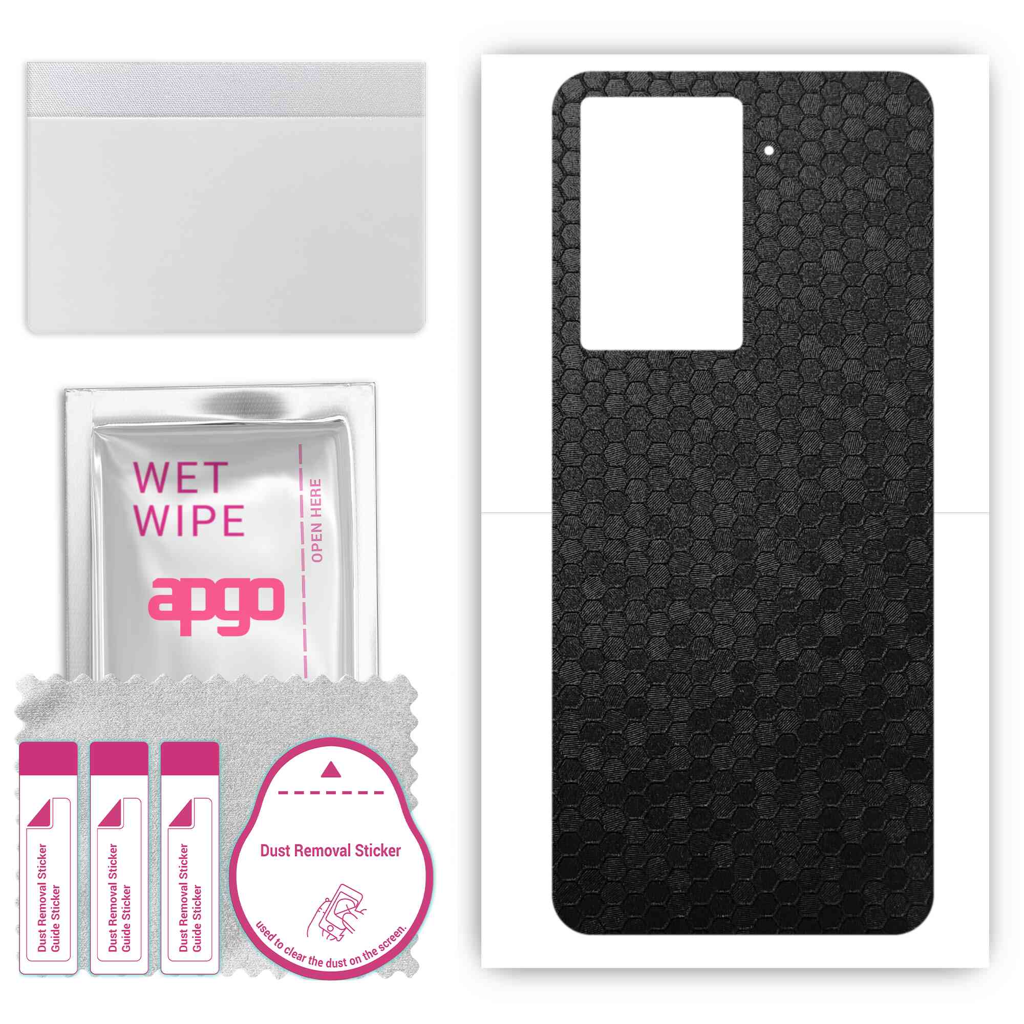 Apgo Protective Skin Sticker для задньої панелі, сумісної з HTC U23 Pro, Wrap Film, Foil, Vinyl - Pattern Black Honeycomb
Apgo Protective Skin Sticker для задньої панелі, сумісної з HTC U23 Pro, Wrap Film, Foil, Vinyl - Pattern Black Honeycomb