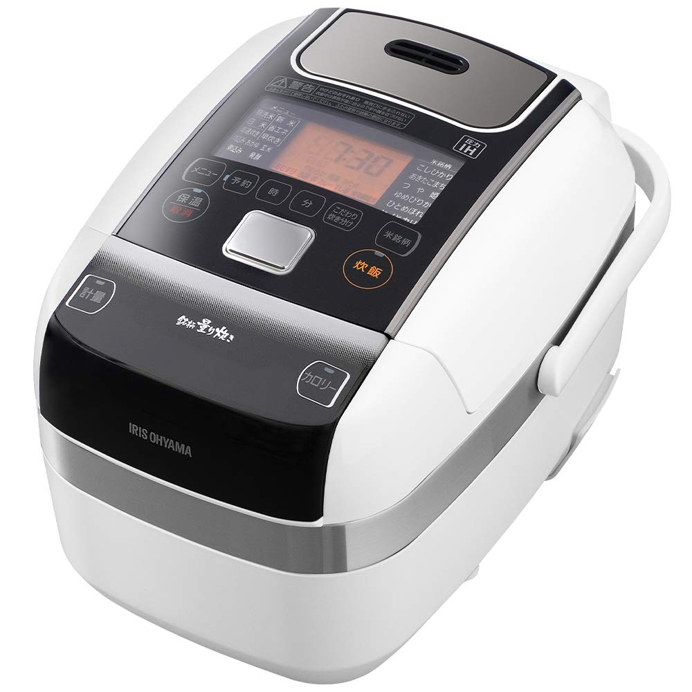 Iris Ohyama Rice Cooker 3 Cups Rice Shop Umami Brand Measured Cooking Pressure IH Rice Cooker Calorie Display Function Recipe Included RC-PC30-W
Iris Ohyama Rice Cooker 3 Cups Rice Shop Umami Brand Measured Cooking Pressure IH Rice Cooker Calorie Display Function Recipe Included RC-PC30-W