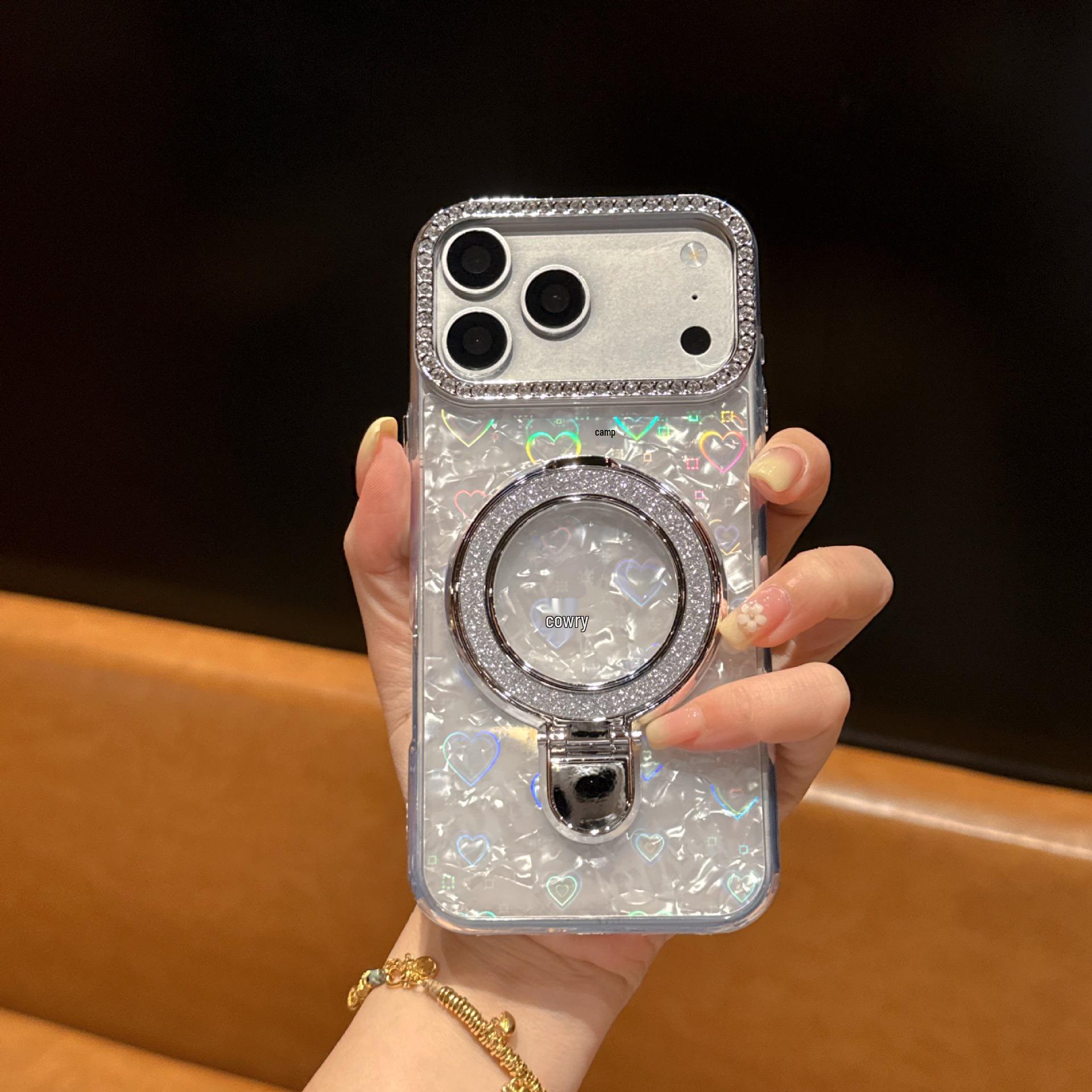 Bright Diamond Glitter Holder for iPhone 17 Pro Max/15 Pro & IP 11/12 Phone Case 14
Bright Diamond Glitter Holder for iPhone 17 Pro Max/15 Pro & IP 11/12 Phone Case 14