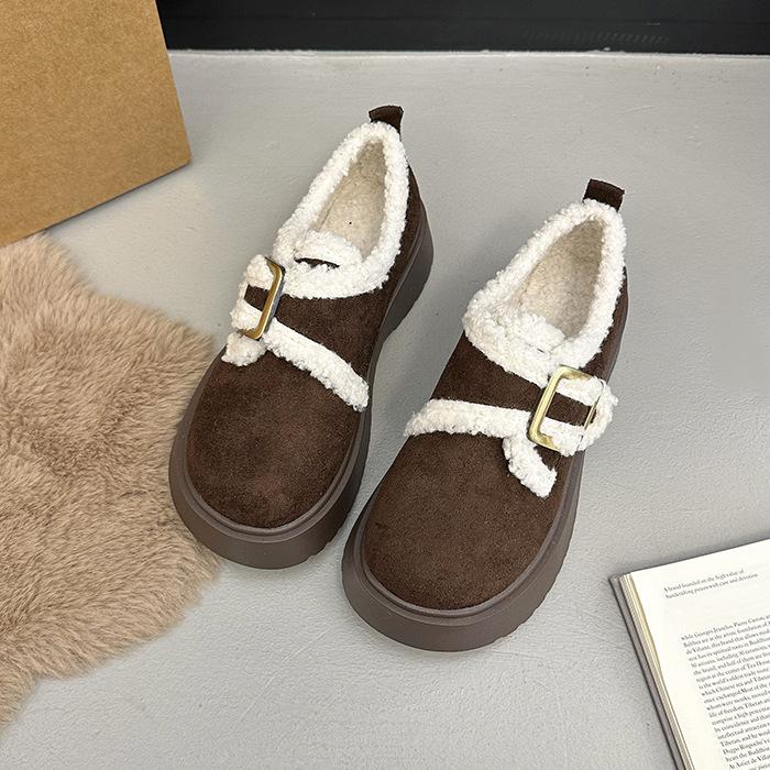 Ретро коричневые плюшевые биркенштоки на толстой подошве женские 2025 новые зимние теплые верхняя одежда нескользящие Северо-восточные хлопковые туфли 40 темно-коричневого
Ретро коричневые плюшевые биркенштоки на толстой подошве женские 2025 новые зимние теплые верхняя одежда нескользящие Северо-восточные хлопковые туфли 40 темно-коричневого