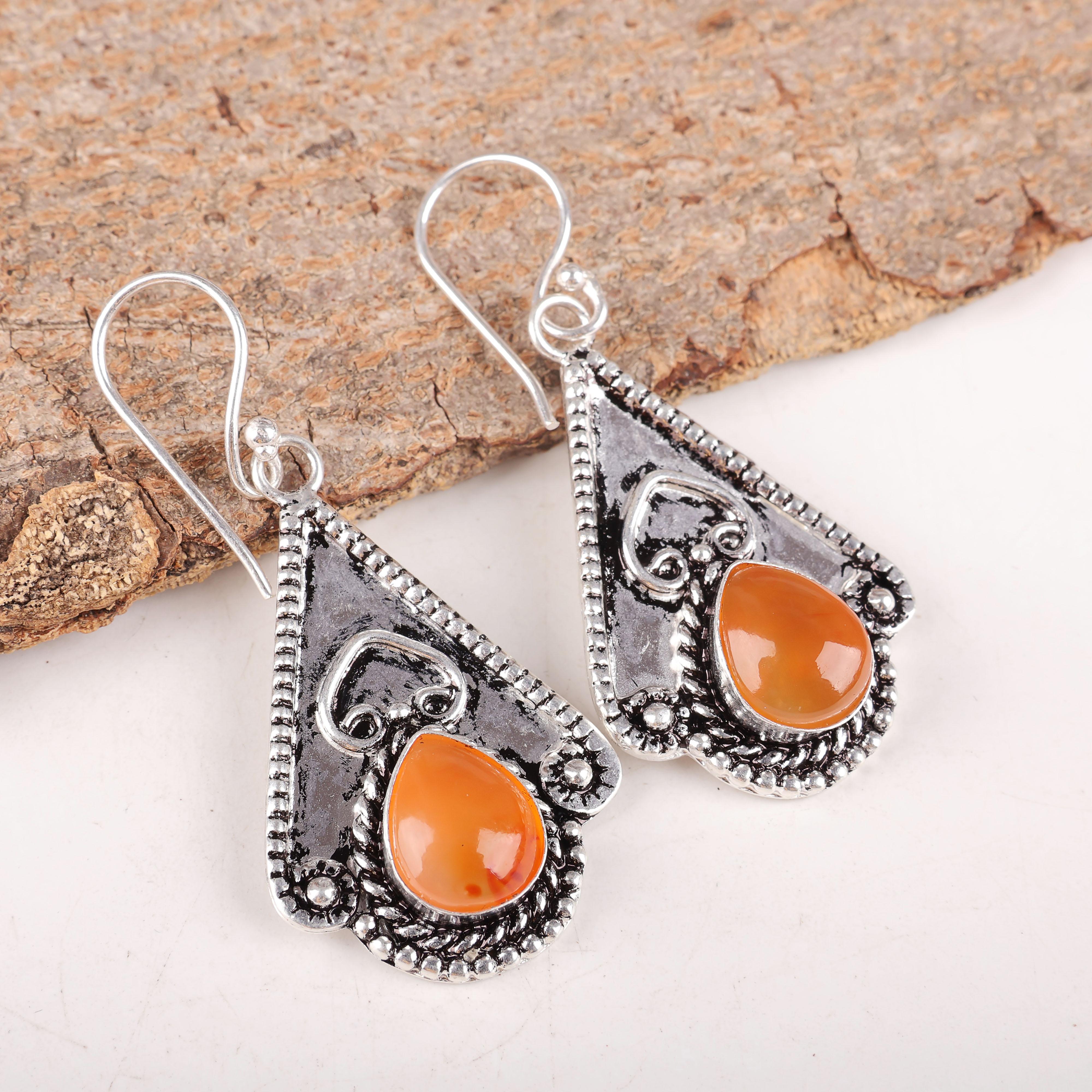 Серьги из чистого серебра 925 пробы с сердоликом, серьги с драгоценными камнями ручной работы, подарки жене, абсолютно новые серьги оранжевый
Серьги из чистого серебра 925 пробы с сердоликом, серьги с драгоценными камнями ручной работы, подарки жене, абсолютно новые серьги оранжевый