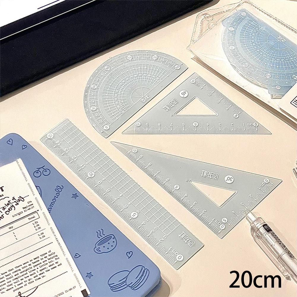 4Pcs/Set Ruler Set Square Protractor Triangular Rule Drawing Tool Maths Study Tools Multi-Functional Students Office Stationery 20cm синій
4Pcs/Set Ruler Set Square Protractor Triangular Rule Drawing Tool Maths Study Tools Multi-Functional Students Office Stationery 20cm синій