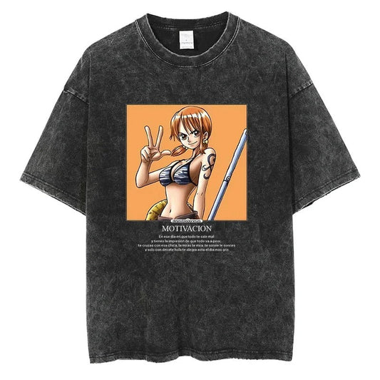 Japanese Anime One Piece Retro Washed Tshirt Men and Women Summer Harajuku YK Clothing Round Neck Short Sleeved Tshirt Unisex S
Japanese Anime One Piece Retro Washed Tshirt Men and Women Summer Harajuku YK Clothing Round Neck Short Sleeved Tshirt Unisex S