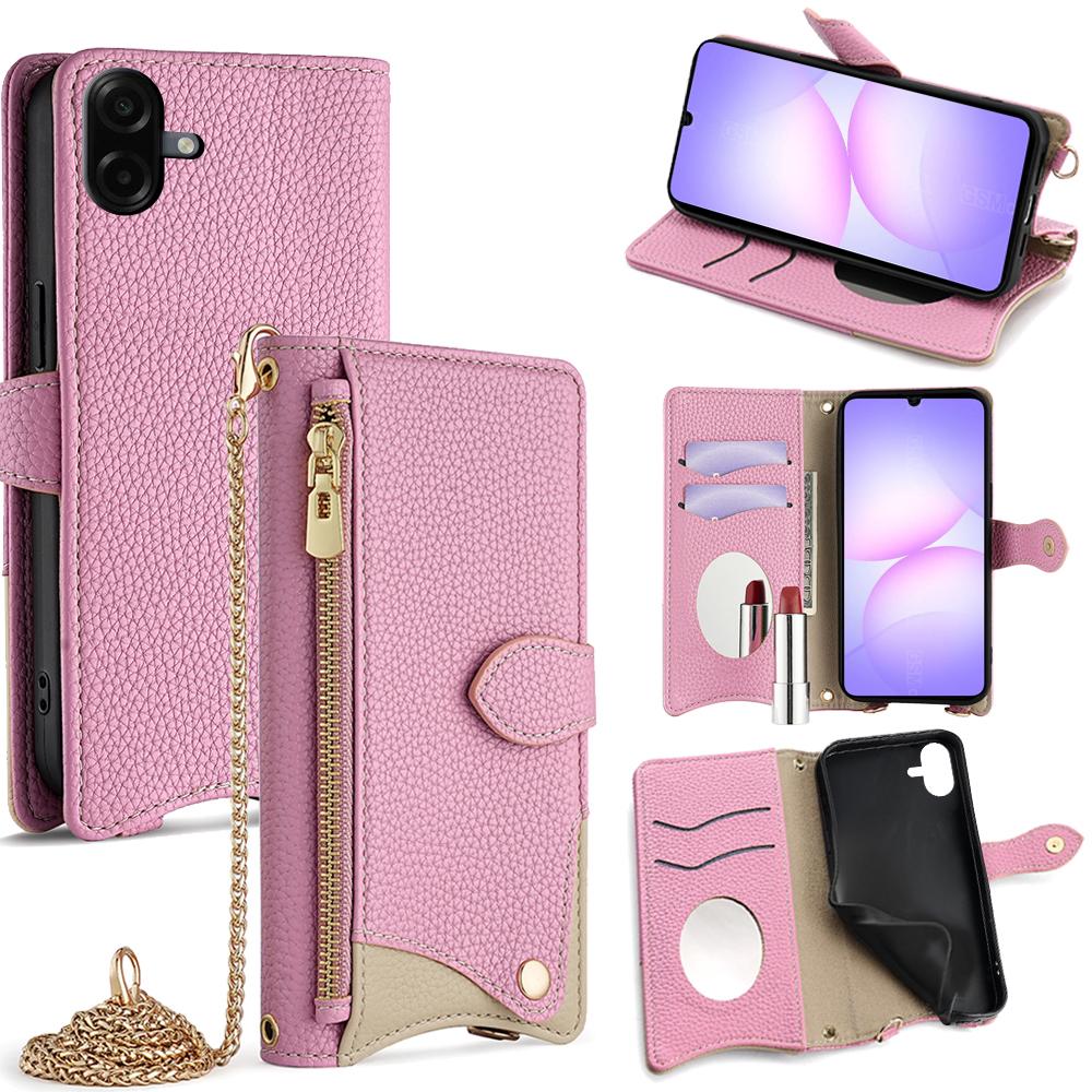 For Samsung Galaxy A07 4G Leather Case Wallet Stand Cover Irregular Tail Style with Chain Strap
For Samsung Galaxy A07 4G Leather Case Wallet Stand Cover Irregular Tail Style with Chain Strap