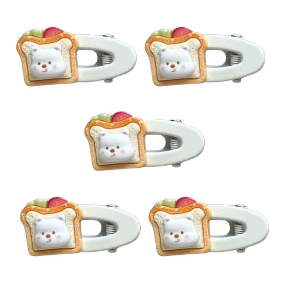 5Pcs Girl Hairpins White Bear Hollow Design Oval Hair Clips Cartoon Style Stable Hair Fixing Pins Multiple Styles Hair Accessories жовтий
5Pcs Girl Hairpins White Bear Hollow Design Oval Hair Clips Cartoon Style Stable Hair Fixing Pins Multiple Styles Hair Accessories жовтий